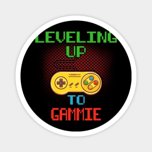 Promoted To GAMMIE T-Shirt Unlocked Gamer Leveling Up Magnet